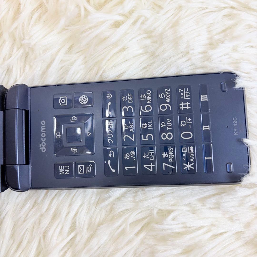 【SIMフリー】docomo DIGNO KY-42C ブラック