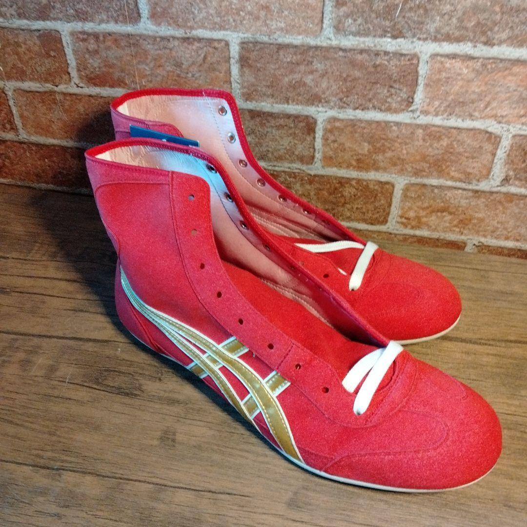 アシックス レスリングシューズ レッド EX-EO (TWR900) #548