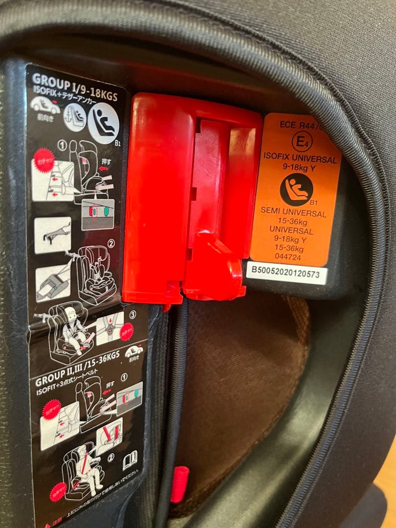 西松屋ハーネスジュニア チャイルドシート ジュニアシート ISOFIX