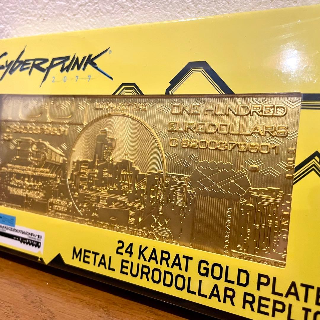 【未開封品】サイバーパンク2077 メタルユーロドル レプリカ