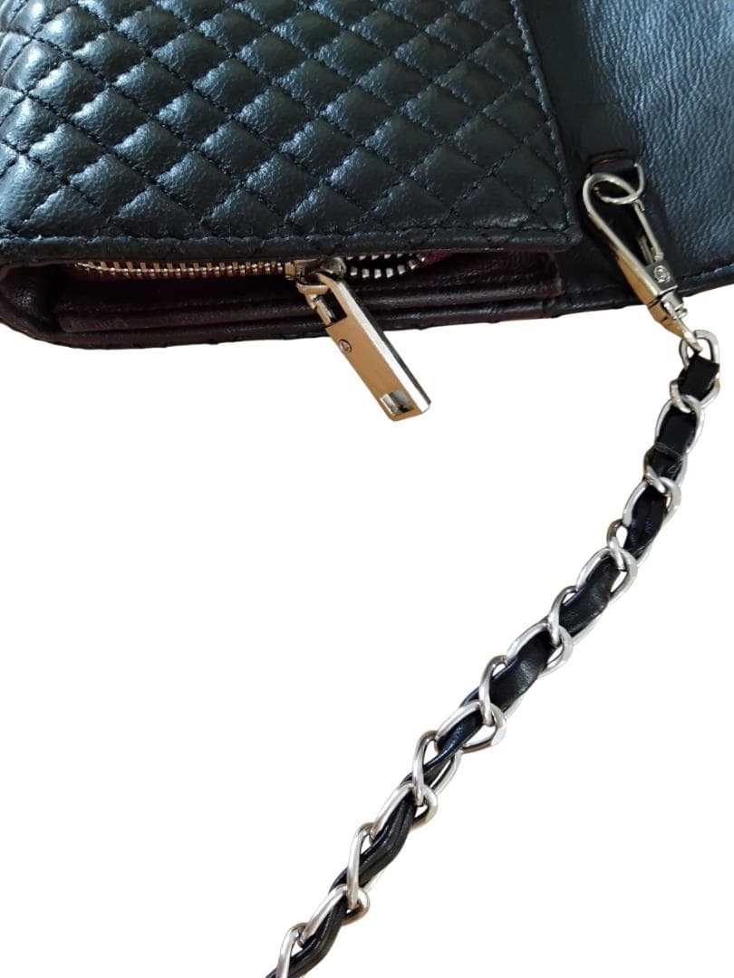 シャネル カメリア チェーンウォレット ショルダーバッグ ポシェット