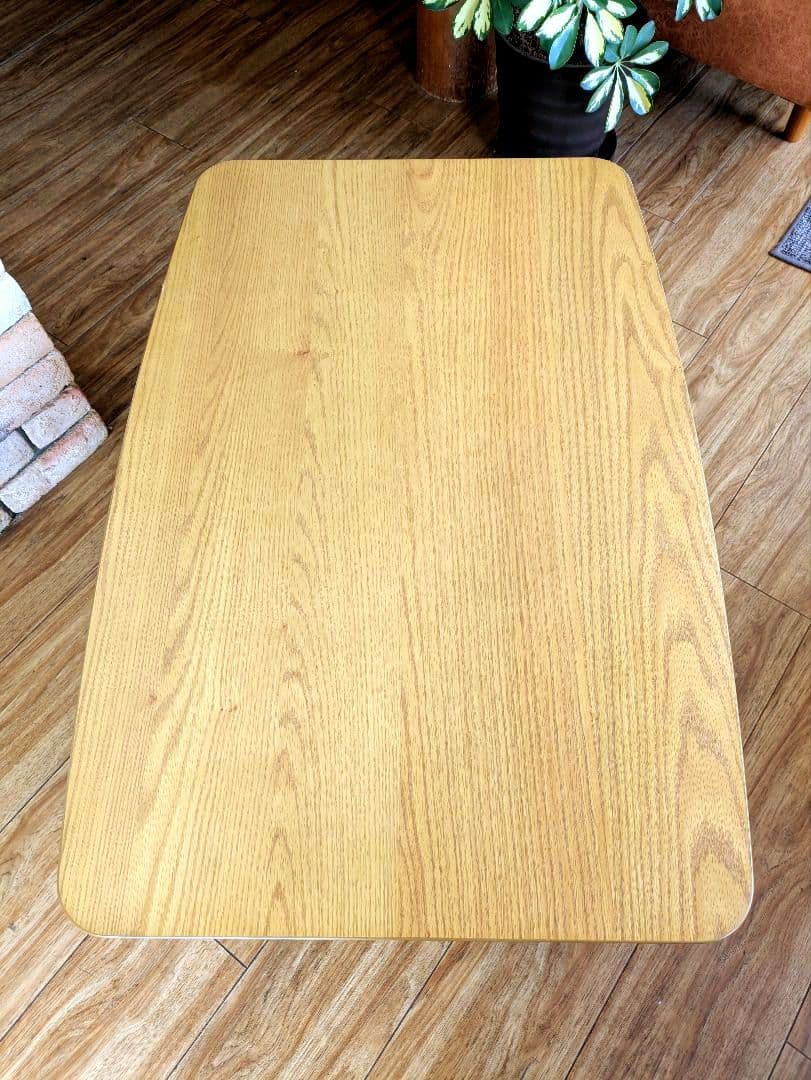 美品　ISSEIKI こたつテーブル 高さ調節　幅90cm　一生紀