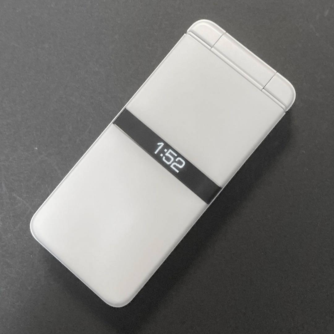 【美品】DIGNOケータイ KY-42C ホワイト docomo ガラホ