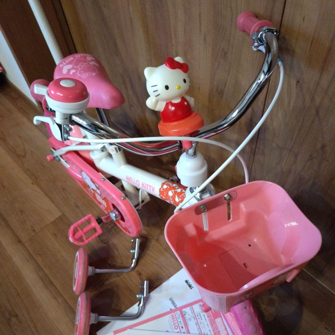 キティちゃん 自転車12インチ 補助付き mimi自転車