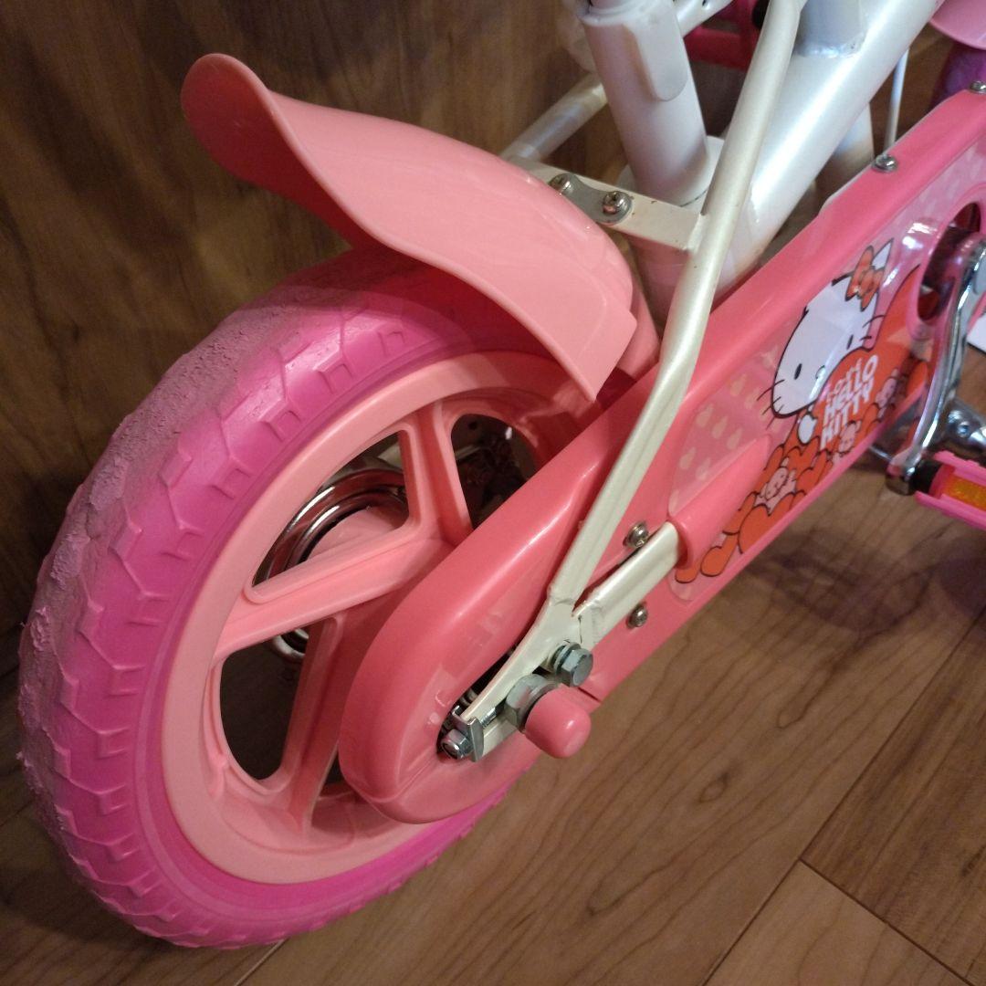 キティちゃん 自転車12インチ 補助付き mimi自転車