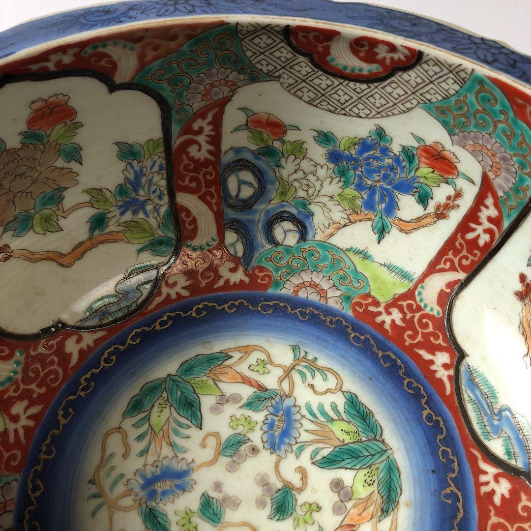 伊万里 大鉢 牡丹柄