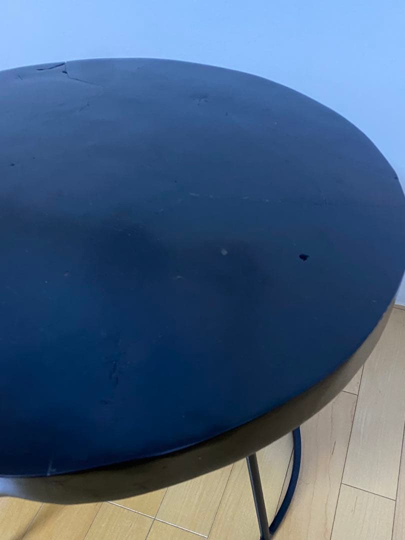 オランダ製　サイドテーブル　zuiver社　一枚板　ヴィンテージ