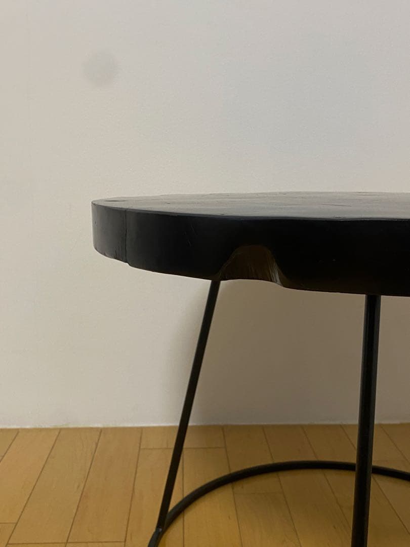 オランダ製　サイドテーブル　zuiver社　一枚板　ヴィンテージ