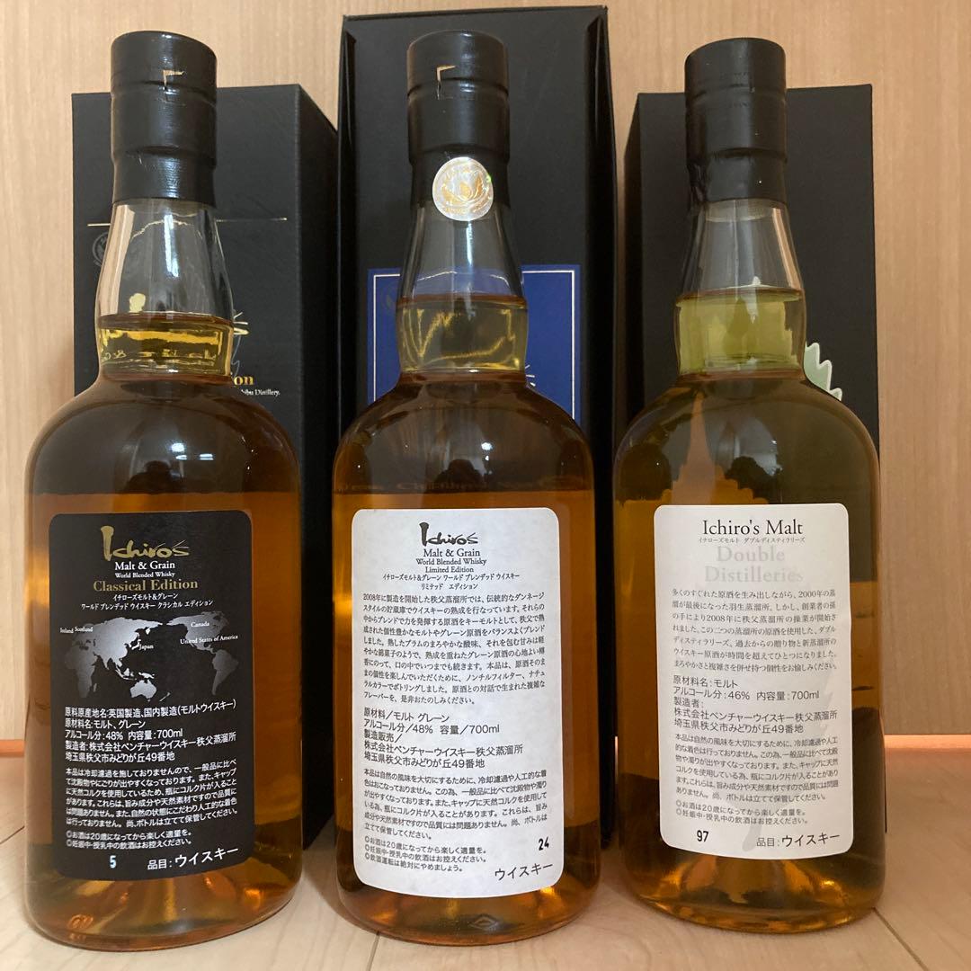 イチローズモルト　3本セット