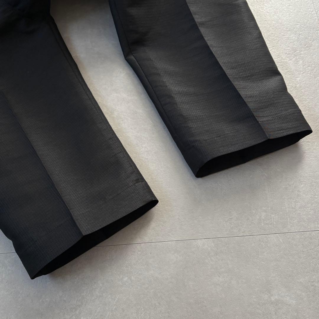 リックオウエンス【48】ドローストリング サルエルパンツ ブラック 21SS