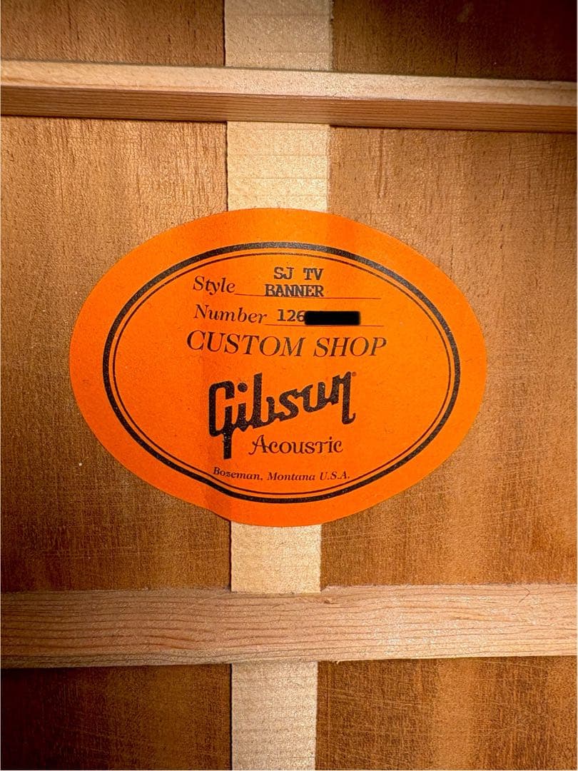 Gibsonサザンジャンボ 希少個体 バナーロゴ カスタムショップ製