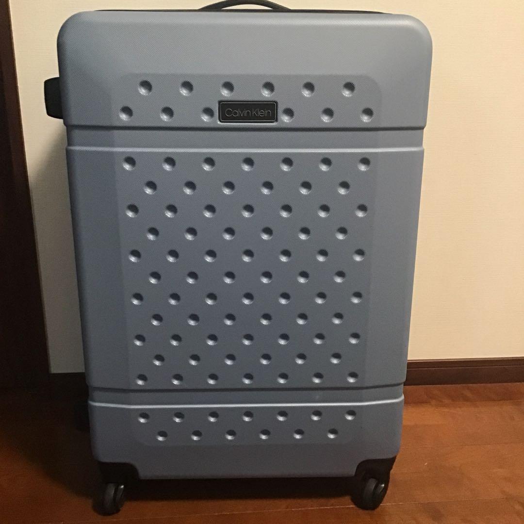  スーツケース　　海外限定　カルバンクライン　ブルー系