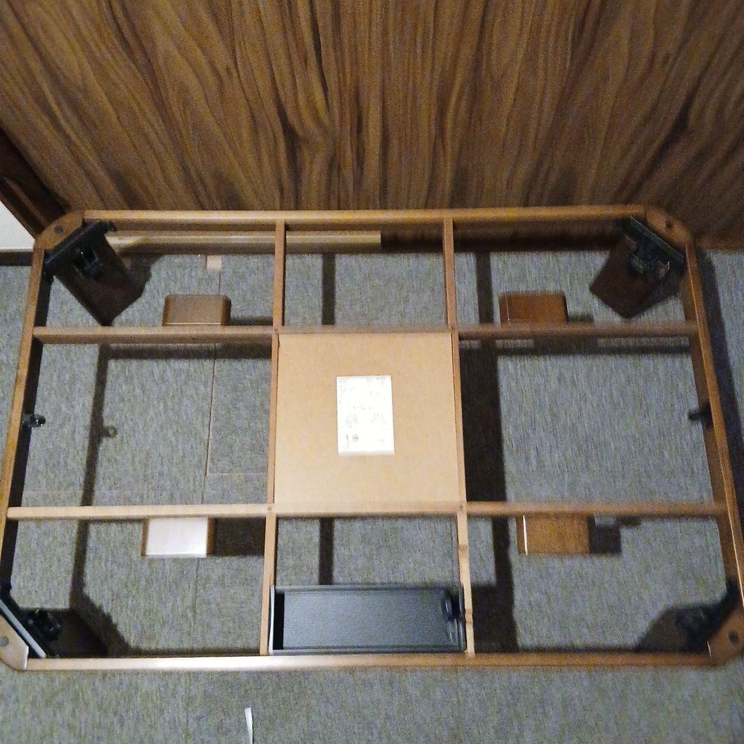 中古　家具調こたつワールド　折り畳み式　勝山　CD-1200DX 120×80