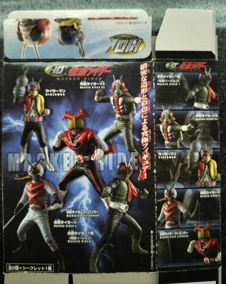 HDC 仮面ライダー フィギュア 全5種＋シークレット1種　計 6体セット