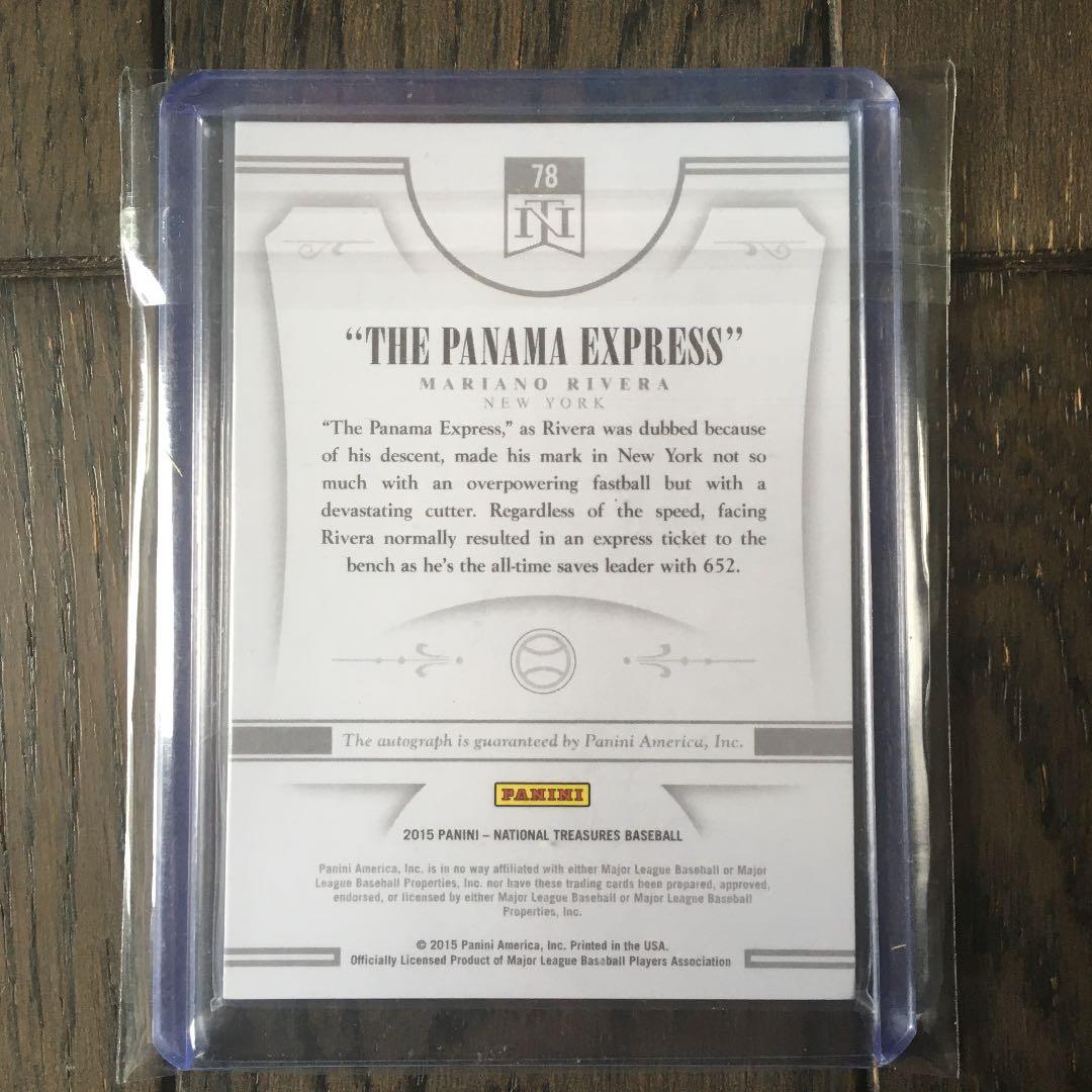 \"レア\"HOFマリアーノリベラのニックネームオートです。