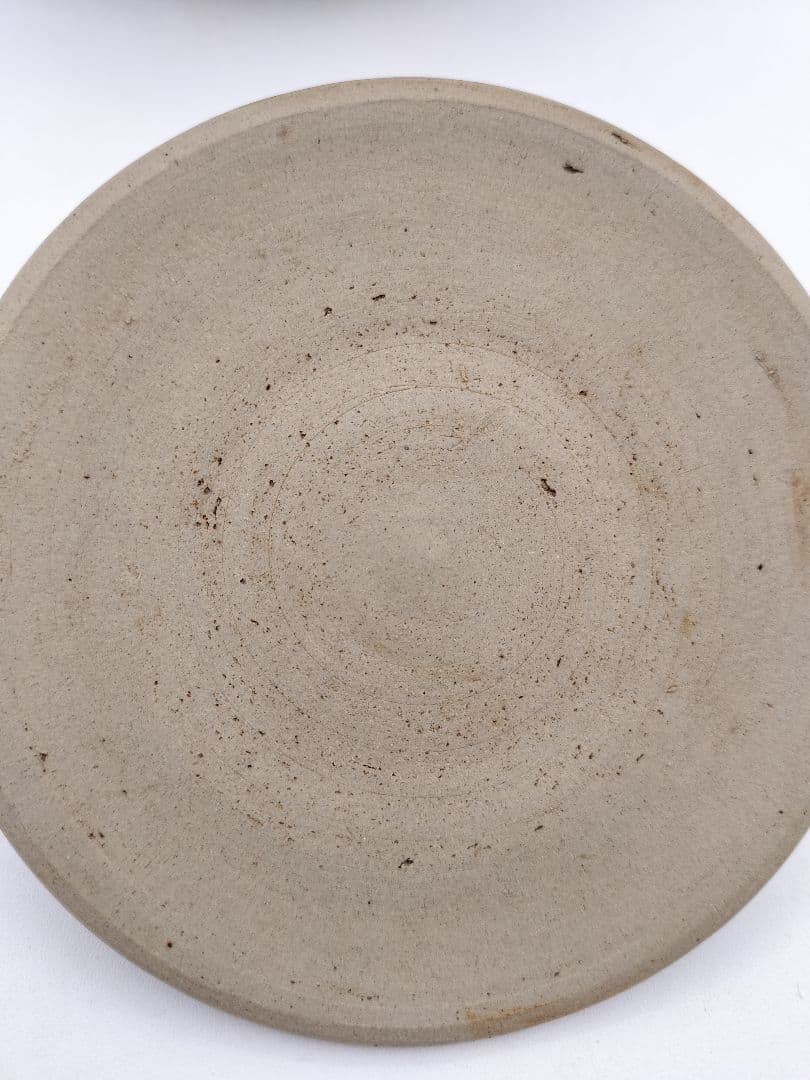 c528 水指 志戸呂 笹耳　広前心斉 替蓋付 遠州七窯　木箱 茶道具