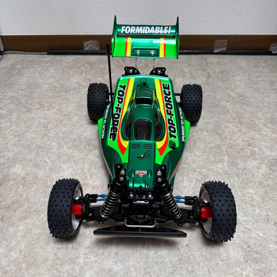 タミヤ 4WDバギー トップフォース(2017) メカ搭載済