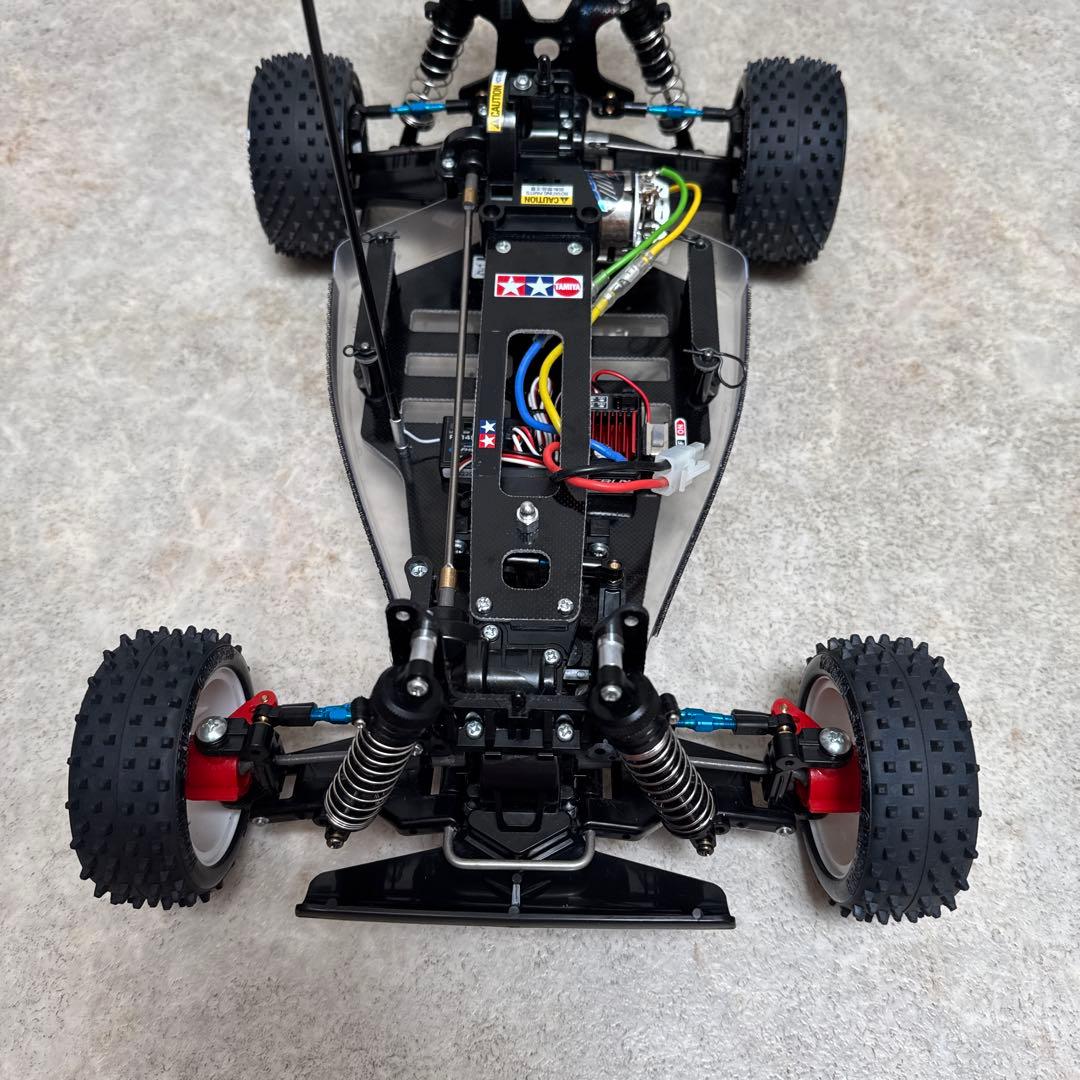 タミヤ 4WDバギー トップフォース(2017) メカ搭載済