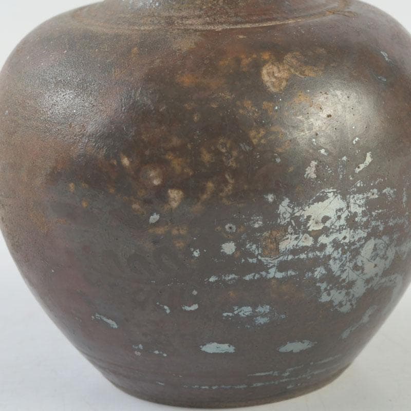 茶道具　瀬戸焼　茶入　仕覆・時代箱付　V　9734