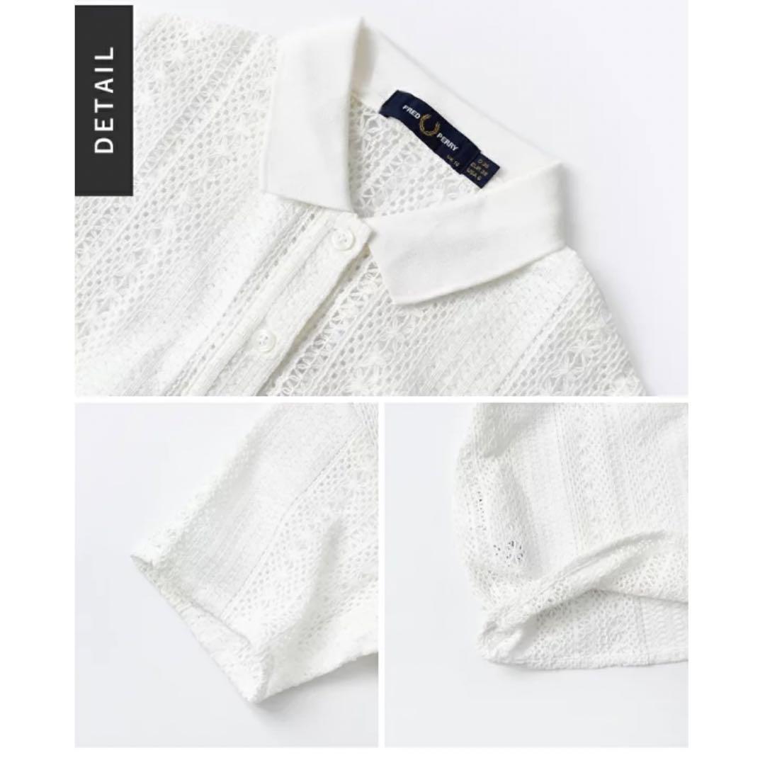 FRED PERRY フレッド ペリー コットン ラッセルレース ポロシャツ