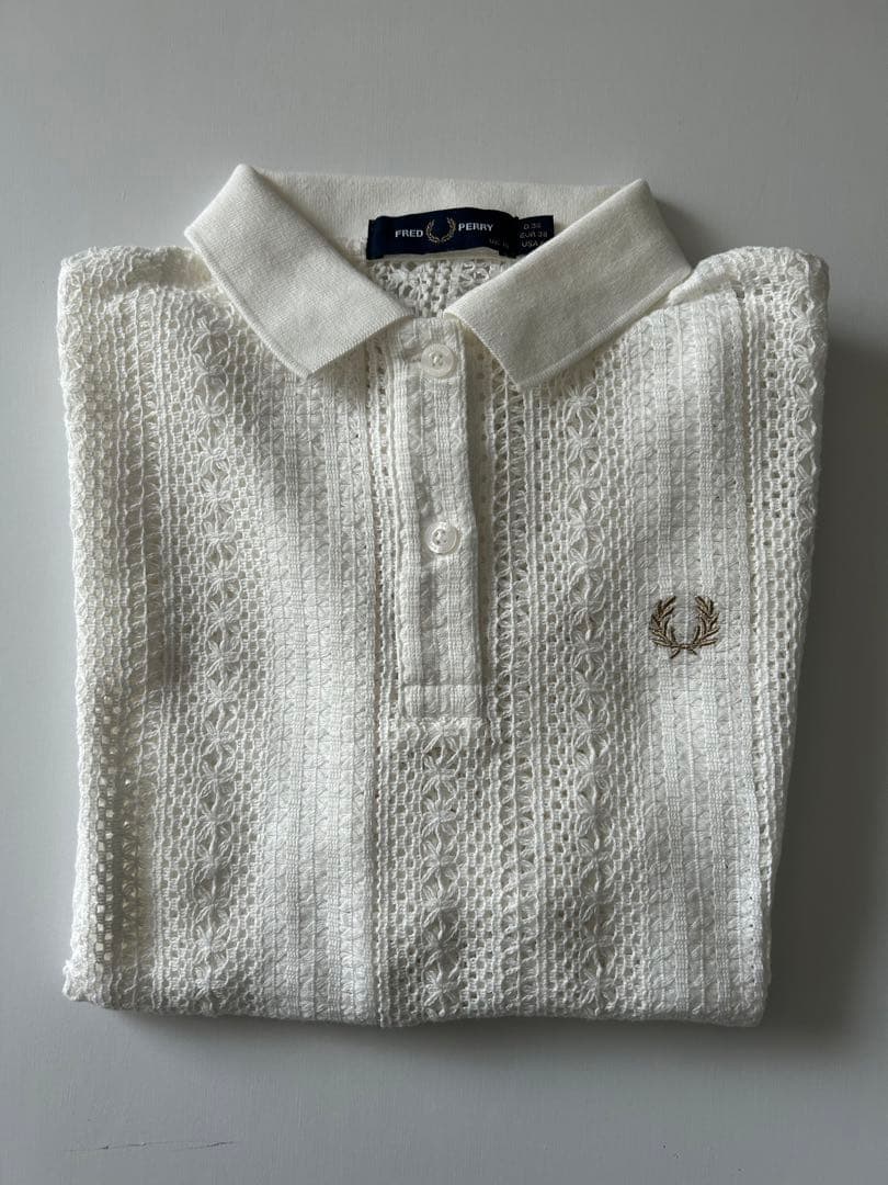 FRED PERRY フレッド ペリー コットン ラッセルレース ポロシャツ