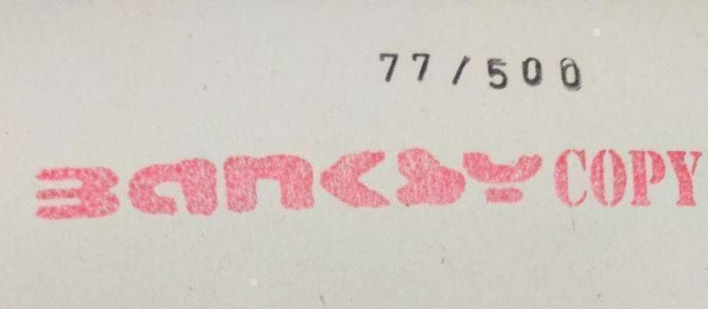 現品限りバ ンクシー LOVE RAT WEST COUNTRY PRINCE