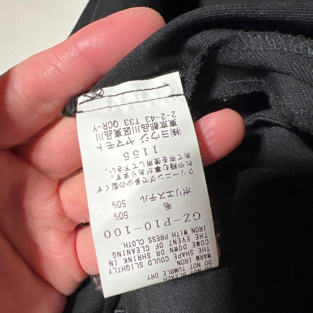 GroundY 黒 サルエルパンツ GZ-P10-100