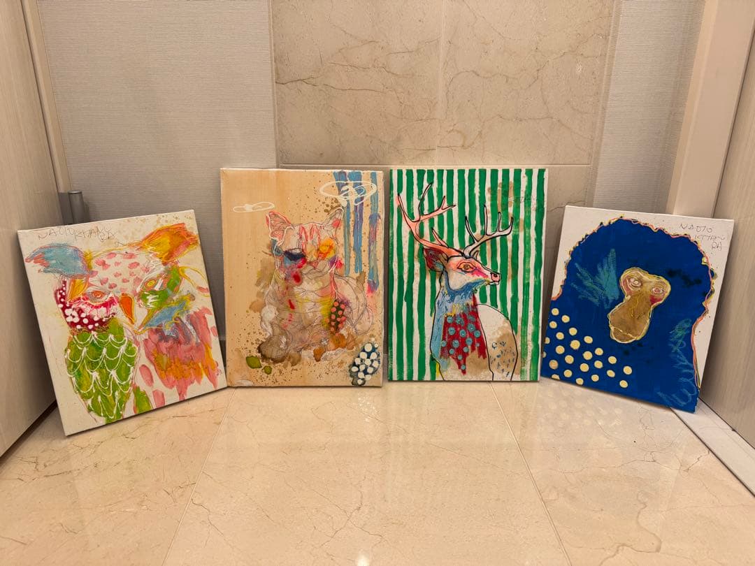 【4枚セット】北村直登 Naoto Kitamura 原画