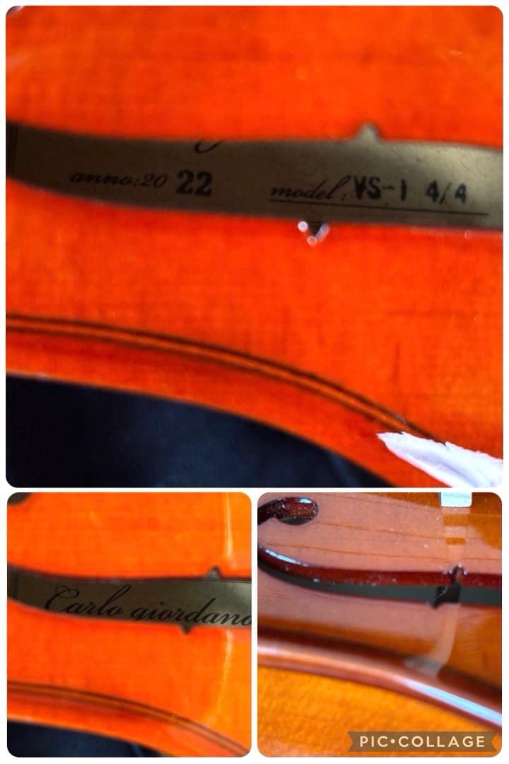 【美品】カルロジョルダーノ　バイオリン　VS-1 4/4 2022年