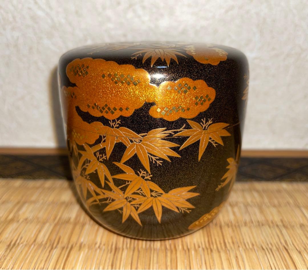 mieko.odier 一后一兆 竹林蒔絵 大棗 表千家 而妙斎書付