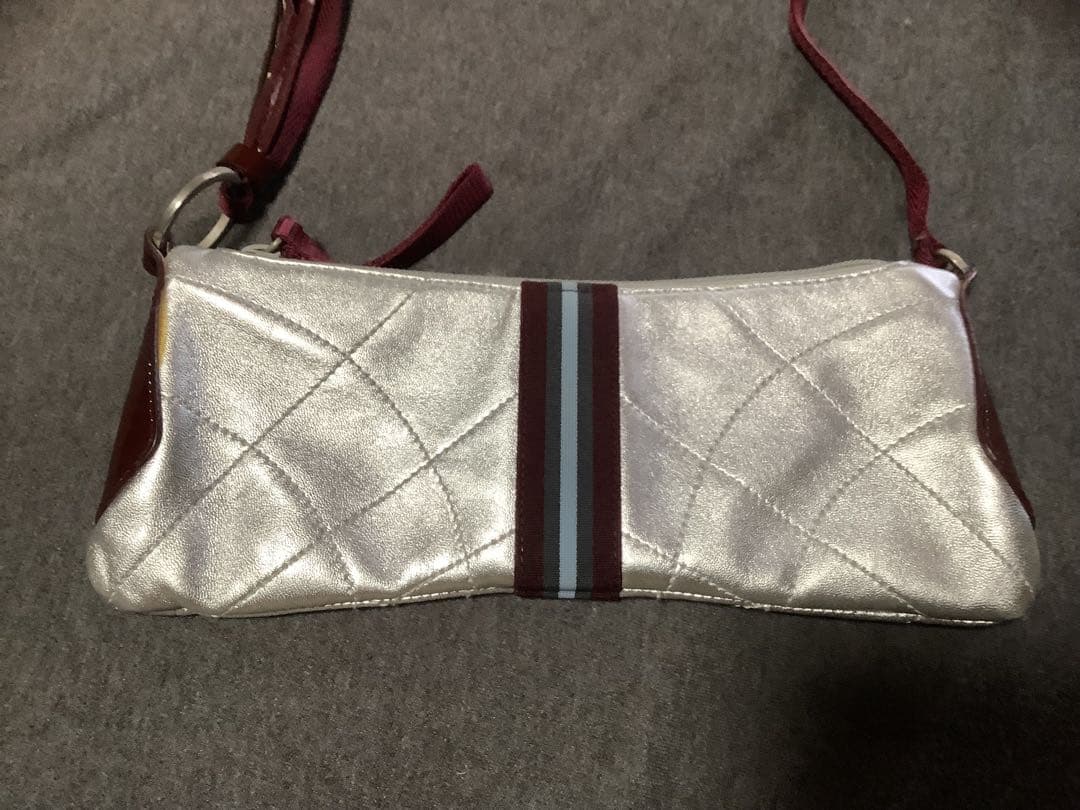 PRADA プラダ 希少 パーティバッグ ショルダー シルバー