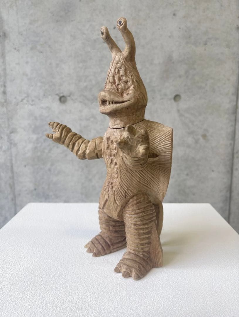 木彫　ガンダー ブルマァク マルサン ソフビ造形