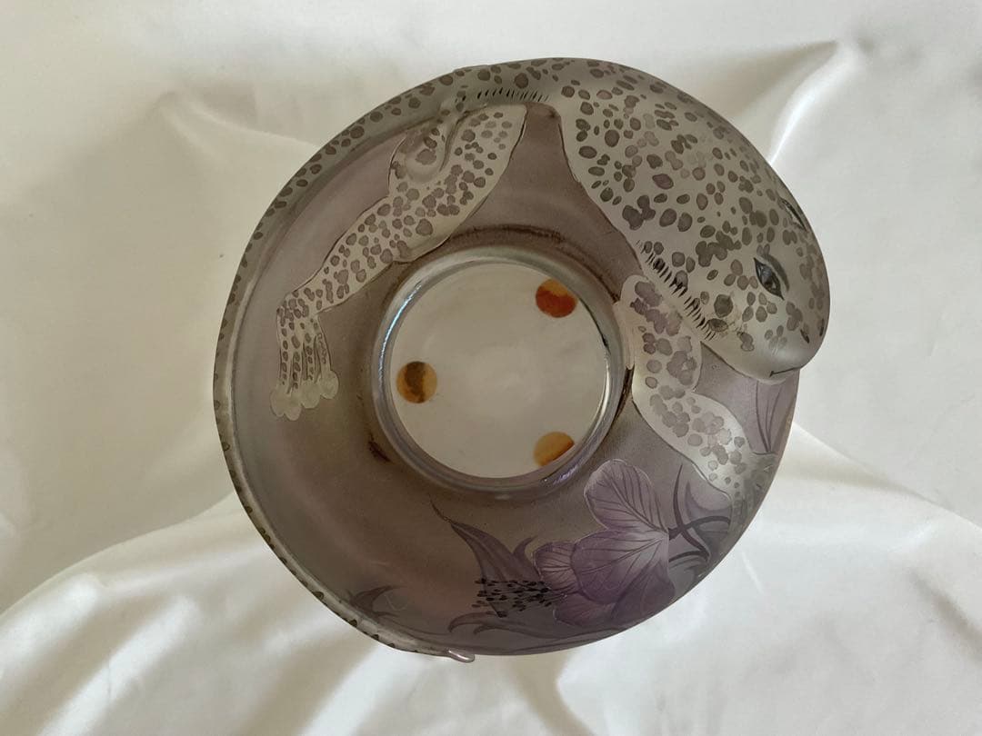 1989年（西ドイツ）「ポスキンガー・クリスタルワークス社製」ガラス花瓶