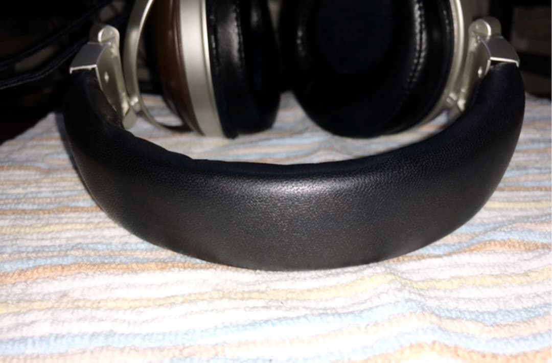 【交換用本革ヘッドバンド部品提供】DENON　FOSTEX　交換マニュアル付き