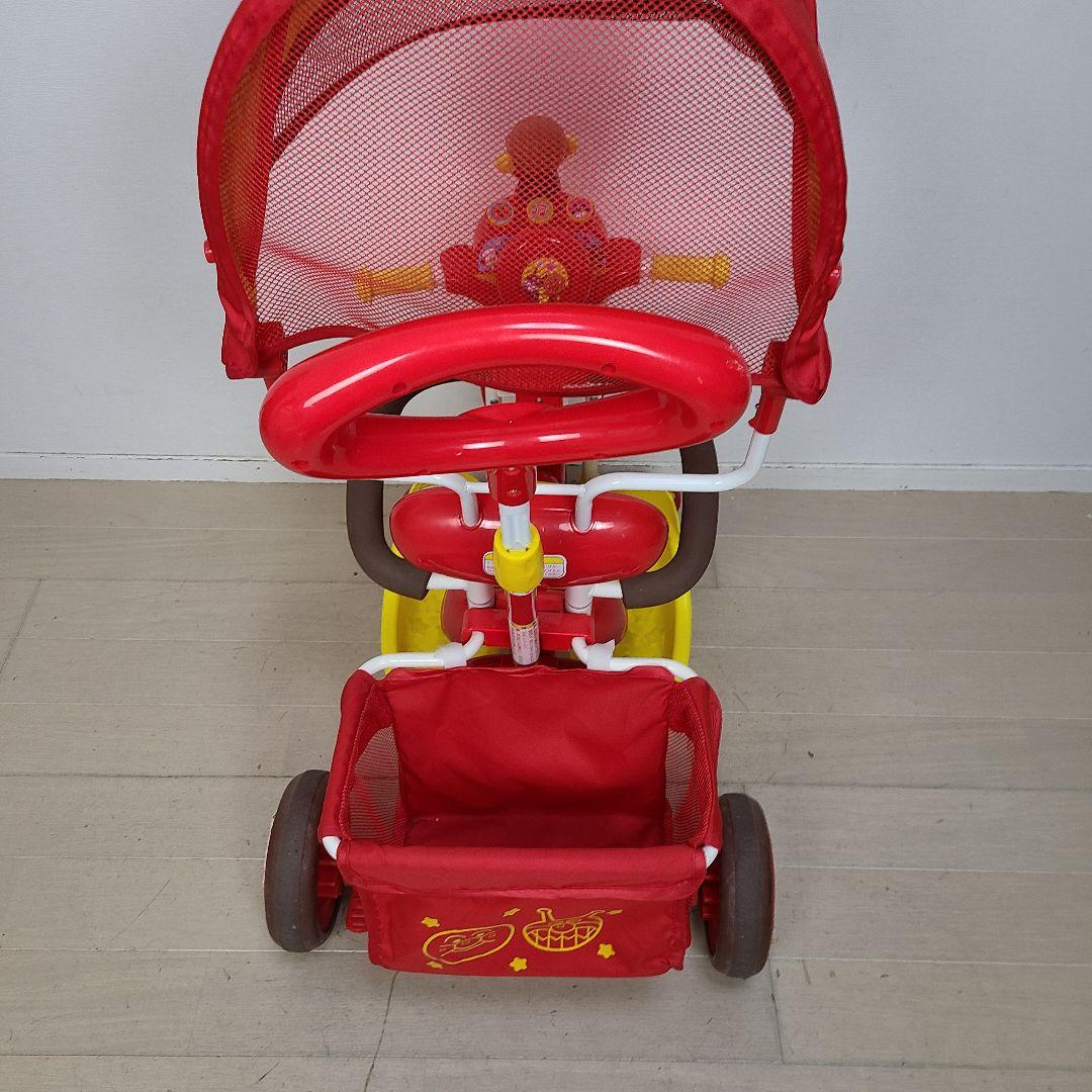 mimi アンパンマン デラックス 三輪車 サンシェード 安全ベルト 動作確認