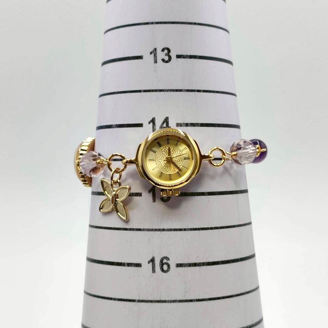 新品電池 稼働品 鬼滅の刃 胡蝶しのぶモデル ブレスレットウォッチ 腕時計