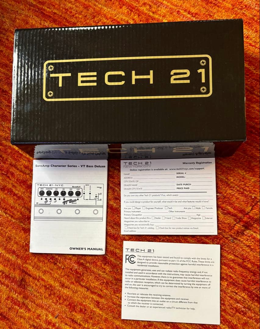 TECH 21 VT-Bass Deluxe ベースエフェクター