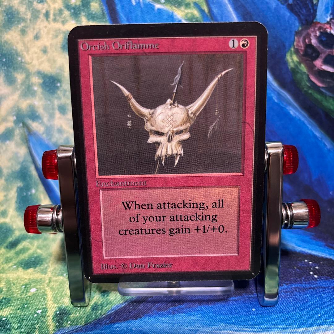 1228 激レア　 《オークの軍旗 mtg Lea アルファ　α