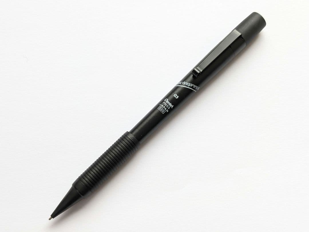 ぺんてる　テクノプレス　廃盤シャープペンシル　先端プッシュ