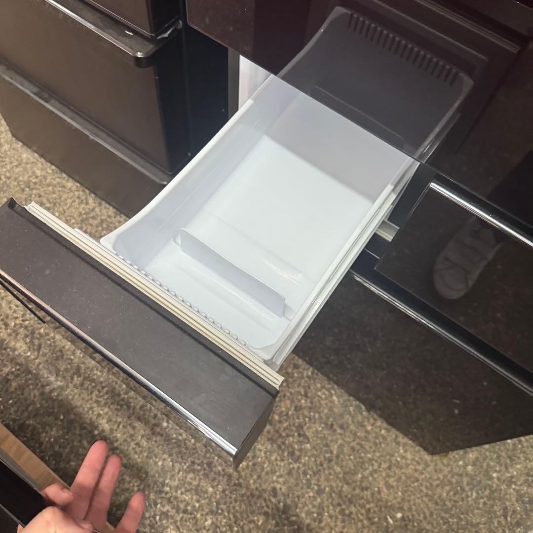 雷216 SHARP　大型冷蔵庫 自動製氷機能付き415L SJ-GT42C-R