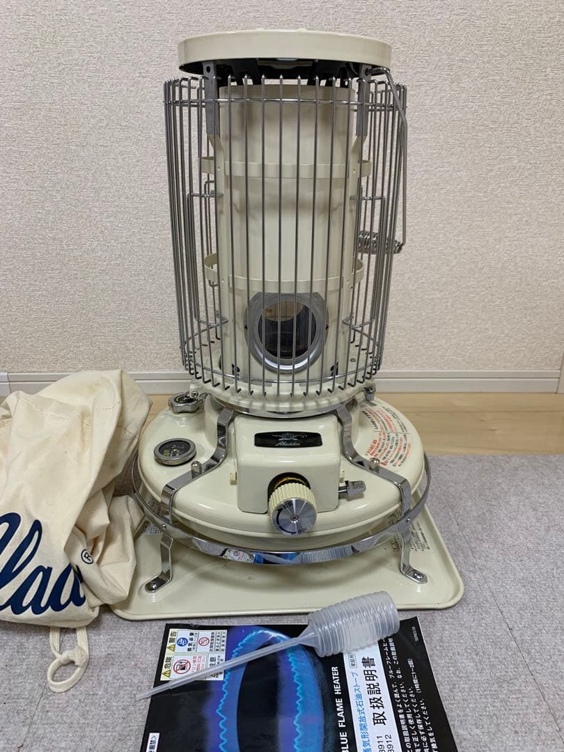 アラジン ブルーフレームヒーター クリーム色 石油ストーブ BF3911