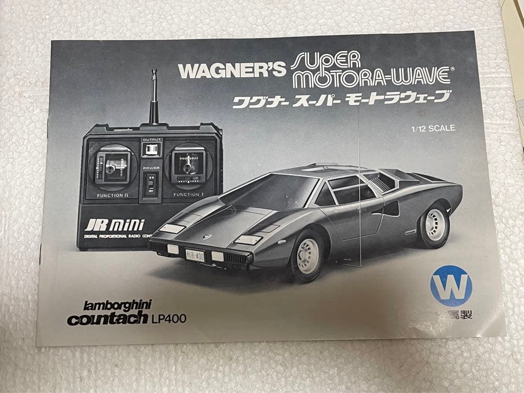 ワグナー 1/12ランボルギーニカウンタック LP400金属製ラジコン未使用
