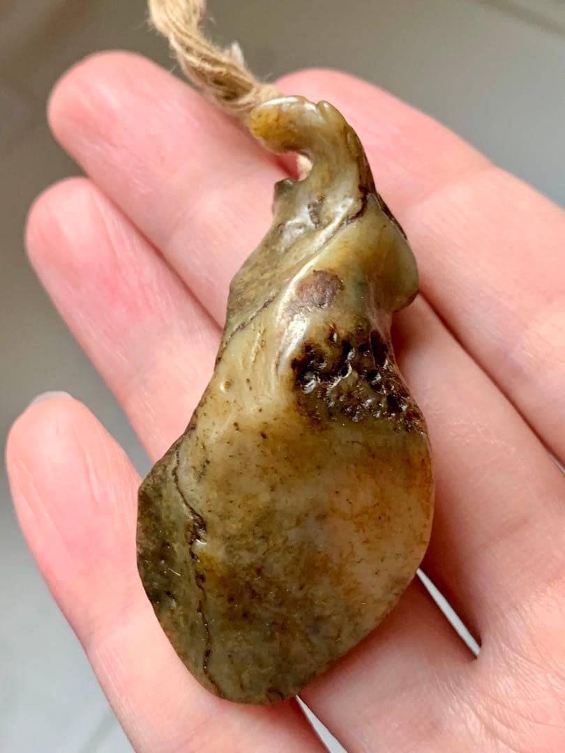 呪物　カパラ　天珠　チベット　カパーラ　頭蓋骨　根付　クマントーン　プラクルアン