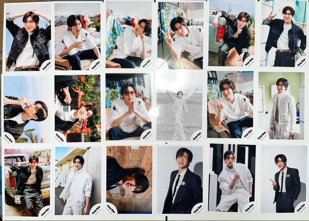 目黒蓮 公式写真 324枚まとめ売り 全てソロ Man