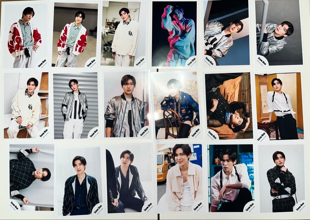 目黒蓮 公式写真 324枚まとめ売り 全てソロ Man