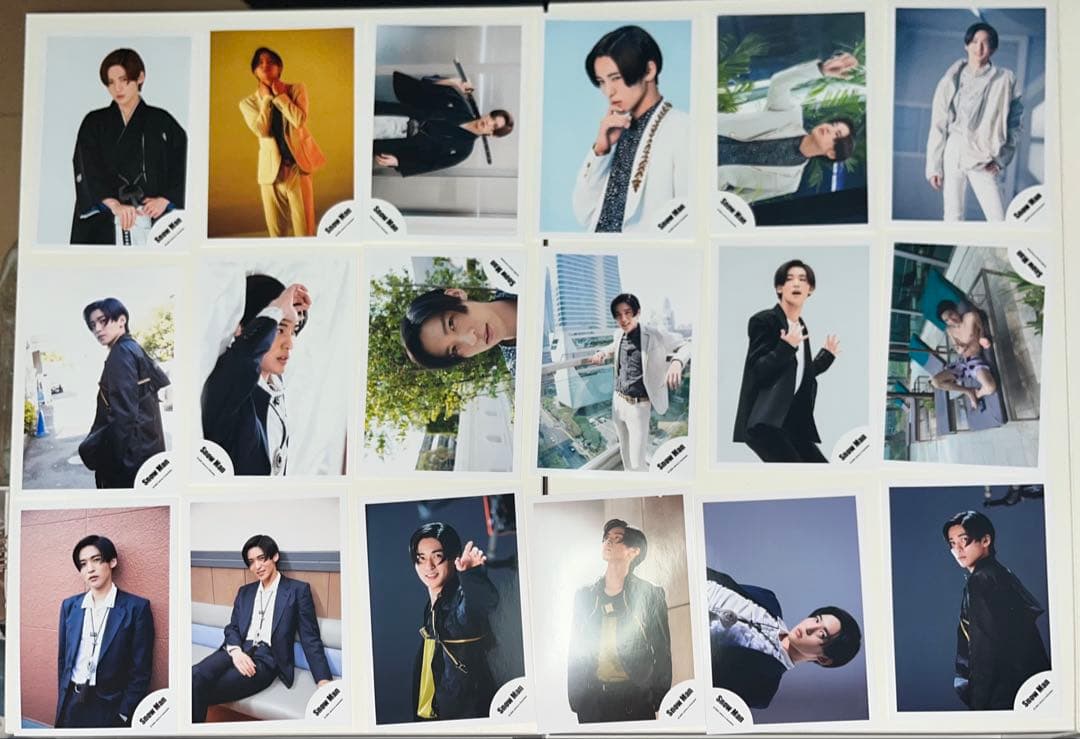 目黒蓮 公式写真 324枚まとめ売り 全てソロ Man