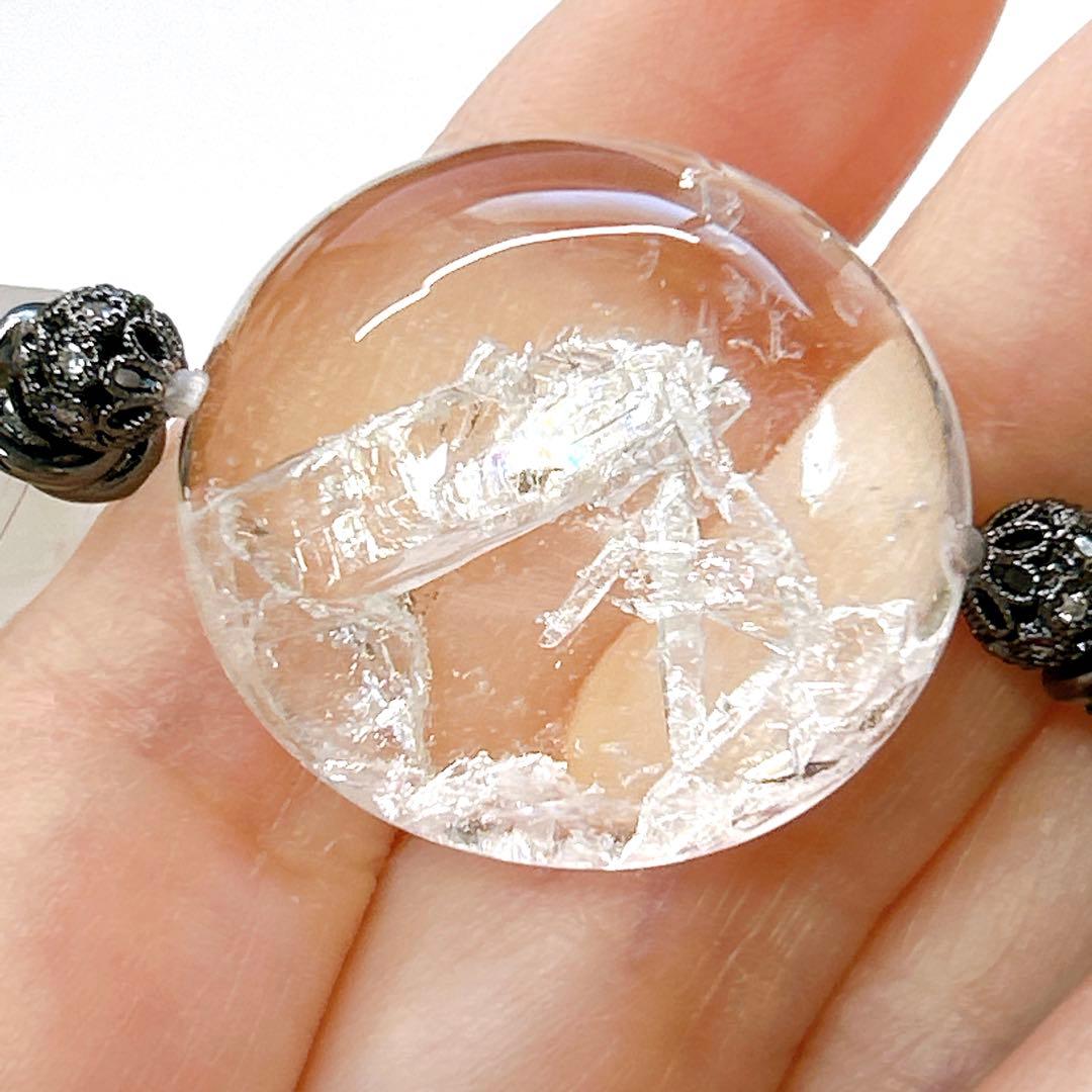 クォーツインクォーツとブラックテルマリンルチル　フリーフォーム