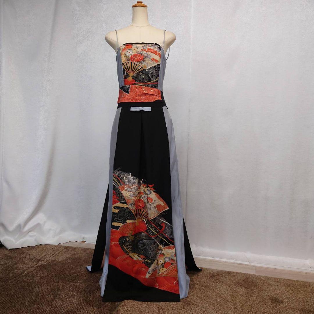 8号サイズ★一点物★希少な着物リメイクドレス