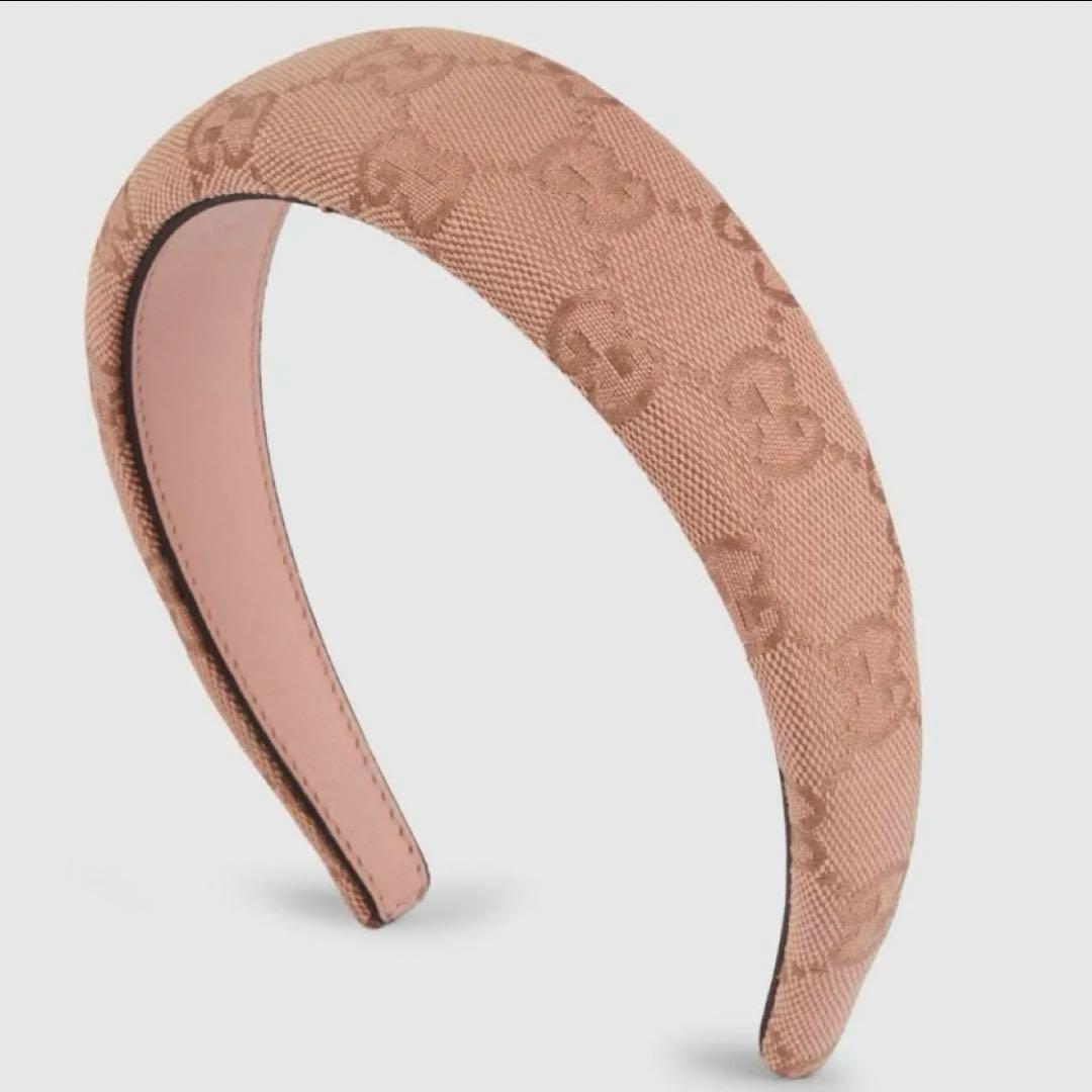 値下げ！！グッチGUCCI ピンクカチューシャ♡GGロゴ