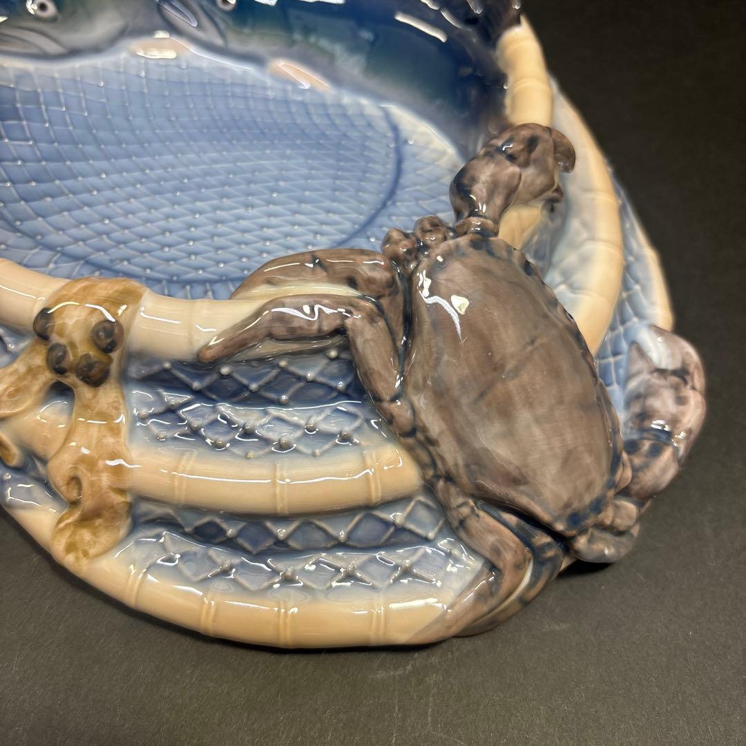 美品★Bing & Grondahl 社「Crab & Fish 」